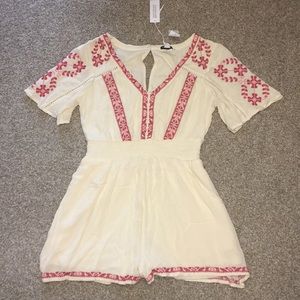AE EMBROIDERED ROMPER!
